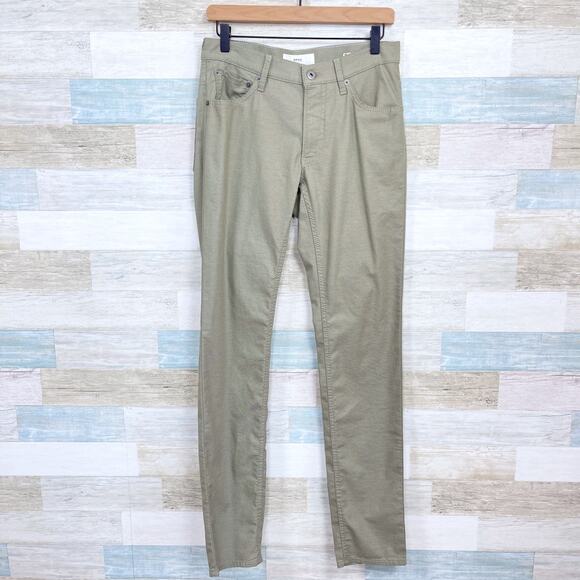 BRAX Chuck Hi Flex Jeans Green Slim Straight Leg Lightweight Stretch Mens 32x34 - Picture 1 of 10